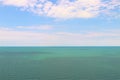 Panoramic view of the Black sea. Horizon over water Royalty Free Stock Photo