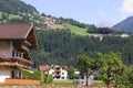View at Gerlosberg in Tyrol, Austria Royalty Free Stock Photo