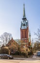 View of the German Church in Helsinki, Finland Royalty Free Stock Photo