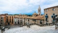 View of Gerona city in Spain Royalty Free Stock Photo