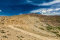 Gete village and Spiti valley in Himalayas. Spiti valley, Himachal Pradesh, India Royalty Free Stock Photo