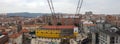 View from Getxo bridge towards Biscay Bay Royalty Free Stock Photo