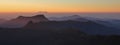 View from Ghale Gaun. Hills covered by forest and valleys Royalty Free Stock Photo