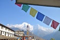 View at Ghandruk village, Nepal Royalty Free Stock Photo