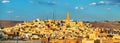 View of Ghardaia, a city in the Mzab Valley. UNESCO world heritage in Algeria Royalty Free Stock Photo