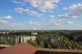 View on ghost town Pripyat, Chornobyl zone