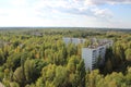 View on ghost town Pripyat 3, Chornobyl zone
