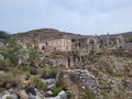 View of the ghost town in Real del Catorce in San Luis Potosi, from the road Royalty Free Stock Photo