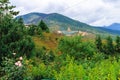 View of the Giant Buddha Dordenma statue from the city of Thimphu, Bhutan Royalty Free Stock Photo