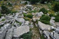 View of giants tomb Sa Carcara