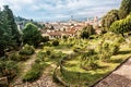 View from Giardino delle Rose to the city of Florence, Tuscany,