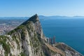 View of Gibraltar rock, bright sunny day clear sky\'s