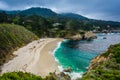 View of Gibson Beach, at Point Lobos State Natural Reserve, in C Royalty Free Stock Photo