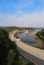 View of the Gileppe Lake in Belgium