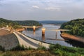 View of the Gileppe Lake in Belgium