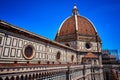 View from Giotto`s Bell Tower Duomo Cathedral of Santa Maria del Fiore Florence Italy