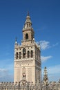 Giralda bellfry view from the Seville cathedral roof