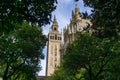 View of Giralda from orange tree courtyard