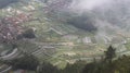 View of Girirejo Village from Mount Andong, Puncak Alap-Alap Royalty Free Stock Photo