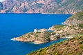 View on Girolata Castle view Royalty Free Stock Photo