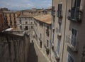 View of Girona old town Royalty Free Stock Photo