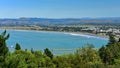 View of Gisborne city and Poverty Bay from Titirangi Domain, New Zealand