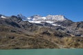 View of the glacier of Bernina