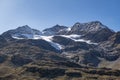 View of the glacier of Bernina