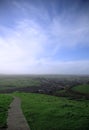 View from Glastonbury Tor Royalty Free Stock Photo