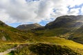 The view of Glencoe from road A82 in Highlands, Scotland in Autumn season Royalty Free Stock Photo