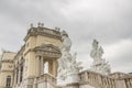 View on Gloriette structure in Schonbrunn Palace, Vienna, Austria