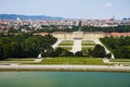 View from Gloriette, Vienna, Austria Royalty Free Stock Photo