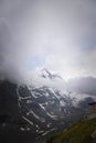 View of the Glossglockner high alpine road Royalty Free Stock Photo