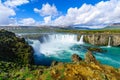 View of the Godafoss waterfall