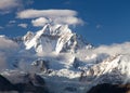 View from Gokyo Ri to mount Gyachung Kang 7952m