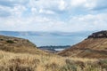 View from the Golan Heights to the Sea of Galilee - Kineret, Is Royalty Free Stock Photo