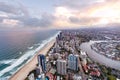 View of Gold Coast city skyline. Royalty Free Stock Photo