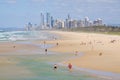 View of Gold Coast high rise buildings from The Spit