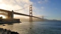 View of the Golden Gate Bride in San Francisco California