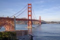 View of the Golden Gate Bridge . San Francisco, California, USA. Royalty Free Stock Photo