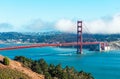 View of The Golden Gate Bridge in San Francisco, USA Royalty Free Stock Photo