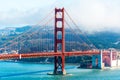 View of The Golden Gate Bridge in San Francisco, USA Royalty Free Stock Photo