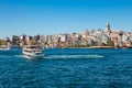 The view of the Golden Horn, Istanbul, Turkey Royalty Free Stock Photo