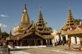 View of the golden Shwezigon Pagoda, Bagan