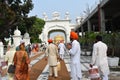 View in golden temple shri harmandir sahib in Amritsar, Punjab