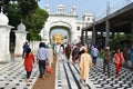 View in golden temple shri harmandir sahib in Amritsar, Punjab