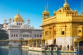 View of golden temple sri Harmandir sahib in Amritsar, India