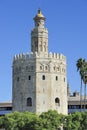 Golden Tower (Torre del Oro), Seville, Spain Royalty Free Stock Photo