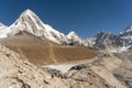 View of Gorak Shep and Kala Patthar