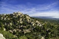 View on Gordes, a small typical town in Provence, France Royalty Free Stock Photo